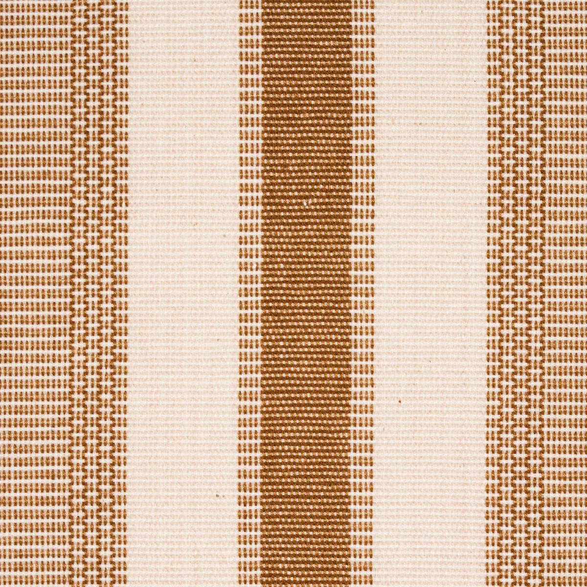 IPALA HAND WOVEN STRIPE fabric CARMEL color by Schumacher