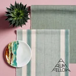 IPALA HAND WOVEN STRIPE Fabric – DUCK EGG | Schumacher | Wal IPALA HAND WOVEN STRIPE fabric DUCK EGG color by Schumacher