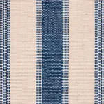 IPALA HAND WOVEN STRIPE fabric OCEAN color by Schumacher