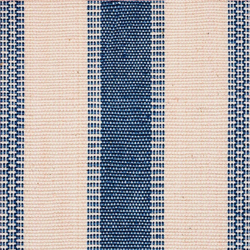 IPALA HAND WOVEN STRIPE fabric OCEAN color by Schumacher