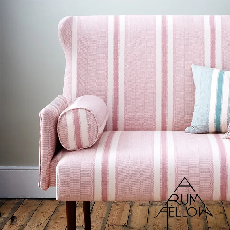 IPALA HAND WOVEN STRIPE Fabric – PALO ROSA | Schumacher | Wa IPALA HAND WOVEN STRIPE fabric PALO ROSA color by Schumacher