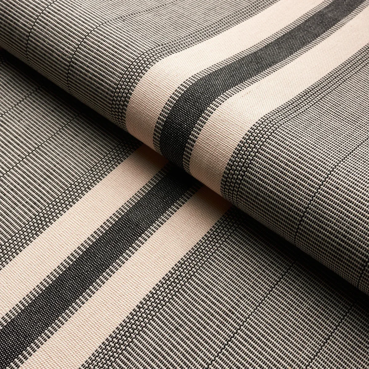 IPALA HAND WOVEN STRIPE fabric PITCH color by Schumacher