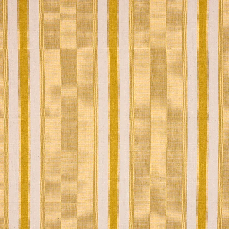 IPALA HAND WOVEN STRIPE fabric YELLOW color by Schumacher