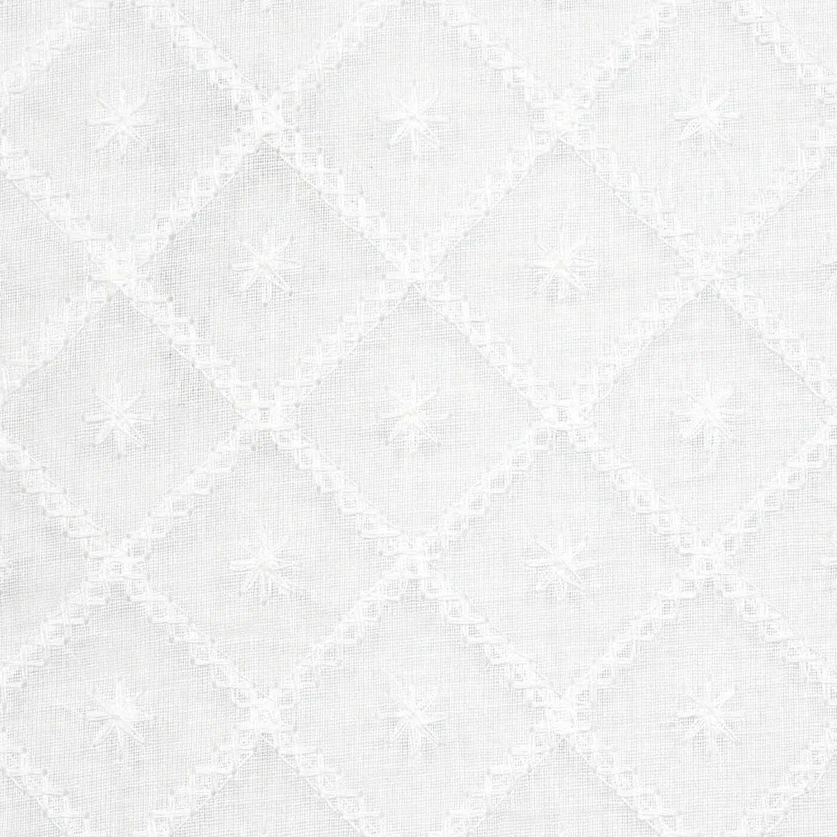 Isabella Sheer Embroidery Fabric – IVORY | Schumacher | Wall Isabella Sheer Embroidery fabric IVORY color by Schumacher
