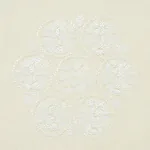 ISLA HAND EMBROIDERY Fabric – IVORY | Schumacher | Wallpaper ISLA HAND EMBROIDERY fabric IVORY color by Schumacher