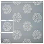 ISLA HAND EMBROIDERY fabric SKY color by Schumacher