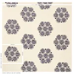 ISLA HAND EMBROIDERY Fabric – SLATE | Schumacher | Wallpaper ISLA HAND EMBROIDERY fabric SLATE color by Schumacher