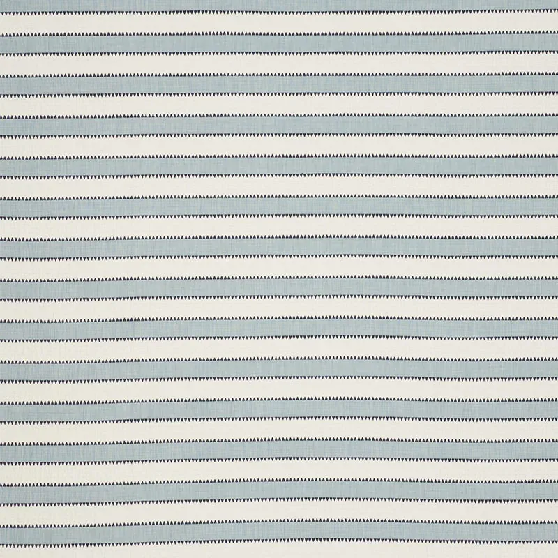 ISOLDE STRIPE MATELASSÉ Fabric – SKY | Schumacher | Wallpape ISOLDE STRIPE MATELASSÉ fabric SKY color by Schumacher