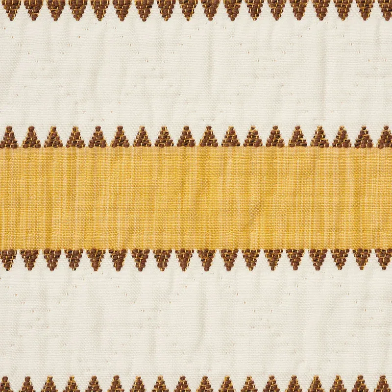 ISOLDE STRIPE MATELASSÉ Fabric – YELLOW | Schumacher | Wallp ISOLDE STRIPE MATELASSÉ fabric YELLOW color by Schumacher