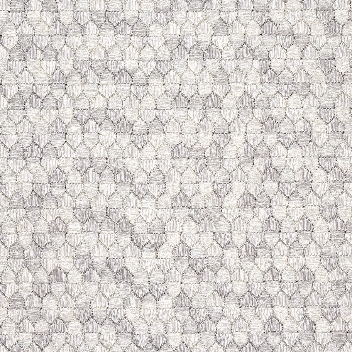 IVINS EMBROIDERY fabric GREY color by Schumacher