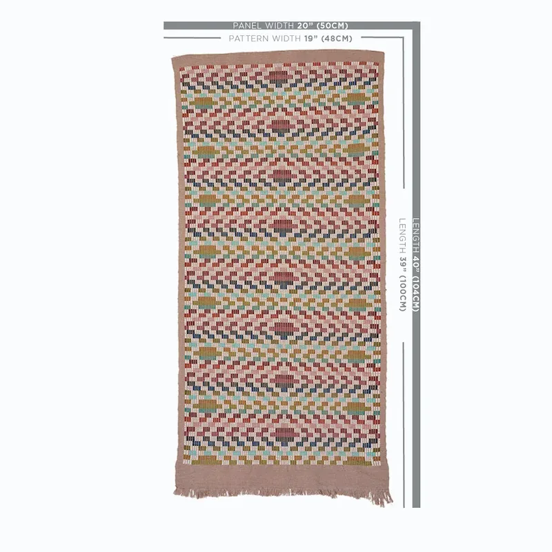 IZAPA HAND WOVEN BROCADE fabric MULTI color by Schumacher