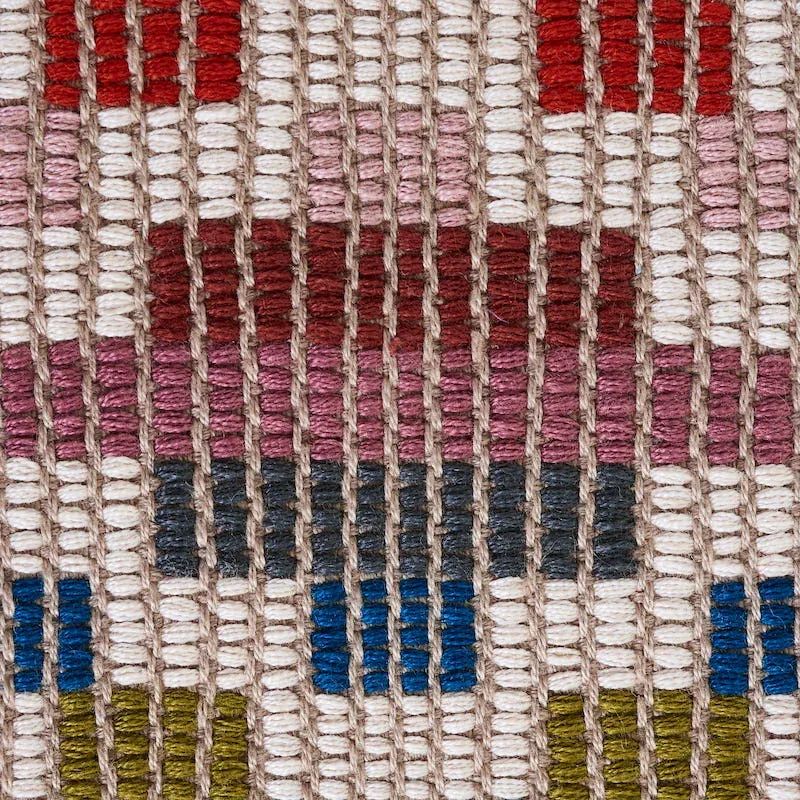 IZAPA HAND WOVEN BROCADE fabric MULTI color by Schumacher