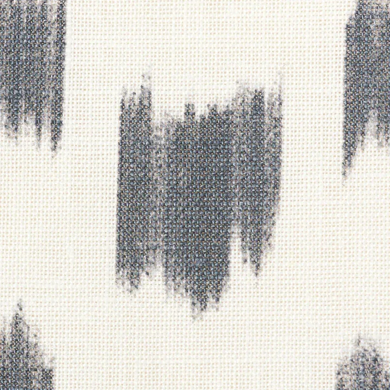 IZMIR IKAT Fabric – BLACK | Schumacher | Wallpaper Twins IZMIR IKAT fabric BLACK color by Schumacher