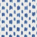 IZMIR IKAT Fabric – BLUE | Schumacher | Wallpaper Twins IZMIR IKAT fabric BLUE color by Schumacher