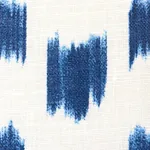 IZMIR IKAT Fabric – BLUE | Schumacher | Wallpaper Twins IZMIR IKAT fabric BLUE color by Schumacher