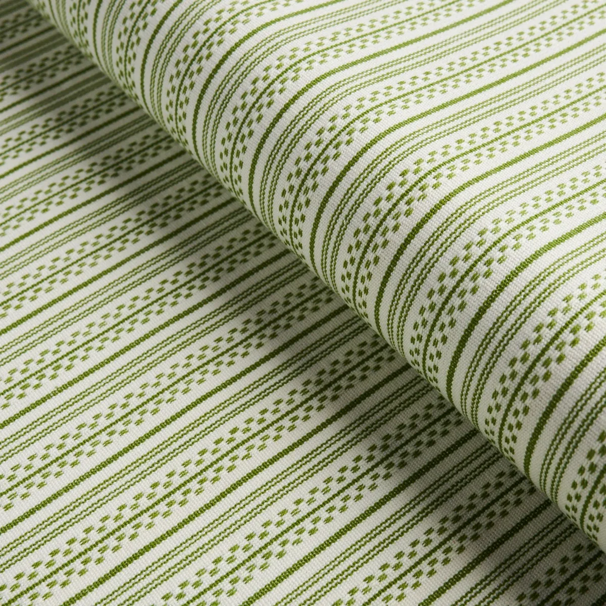 JACK STRIPE Fabric – GREEN | Schumacher | Wallpaper Twins JACK STRIPE fabric GREEN color by Schumacher