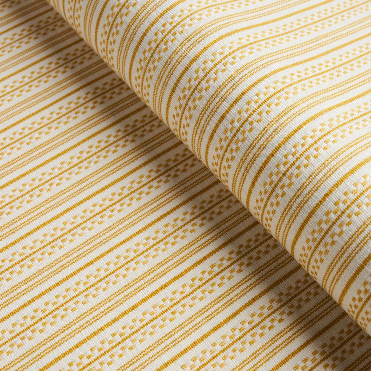 JACK STRIPE Fabric – YELLOW | Schumacher | Wallpaper Twins JACK STRIPE fabric YELLOW color by Schumacher