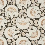 JACKIE APPLIQUÉ EMBROIDERY Fabric – CINDER | Schumacher | Wa JACKIE APPLIQUÉ EMBROIDERY fabric CINDER color by Schumacher
