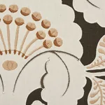 JACKIE APPLIQUÉ EMBROIDERY Fabric – CINDER | Schumacher | Wa JACKIE APPLIQUÉ EMBROIDERY fabric CINDER color by Schumacher