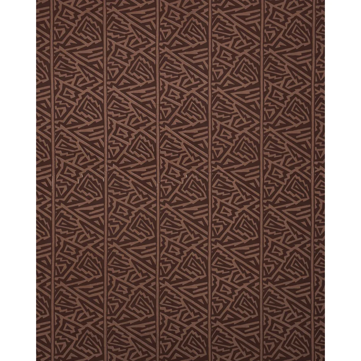 JAGGED MAZE Fabric – BROWN | Schumacher | Wallpaper Twins JAGGED MAZE fabric BROWN color by Schumacher