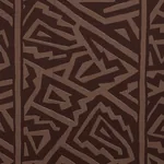 JAGGED MAZE Fabric – BROWN | Schumacher | Wallpaper Twins JAGGED MAZE fabric BROWN color by Schumacher