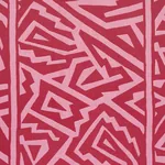 JAGGED MAZE fabric PINK color by Schumacher