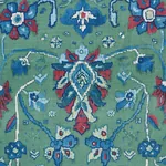 JAHANARA CARPET Fabric – JADE | Schumacher | Wallpaper Twins JAHANARA CARPET fabric JADE color by Schumacher