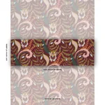 JAIPUR FANTAISIE Fabric – AUBERGINE | Schumacher | Wallpaper JAIPUR FANTAISIE fabric AUBERGINE color by Schumacher
