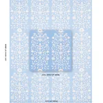 JAIPUR MUGHAL FLOWER fabric CORNFLOWER BLUE color by Schumacher