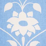 JAIPUR MUGHAL FLOWER fabric CORNFLOWER BLUE color by Schumacher