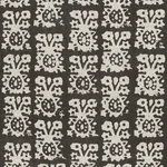 JAKARTA LINEN PRINT fabric GRAPHITE color by Schumacher