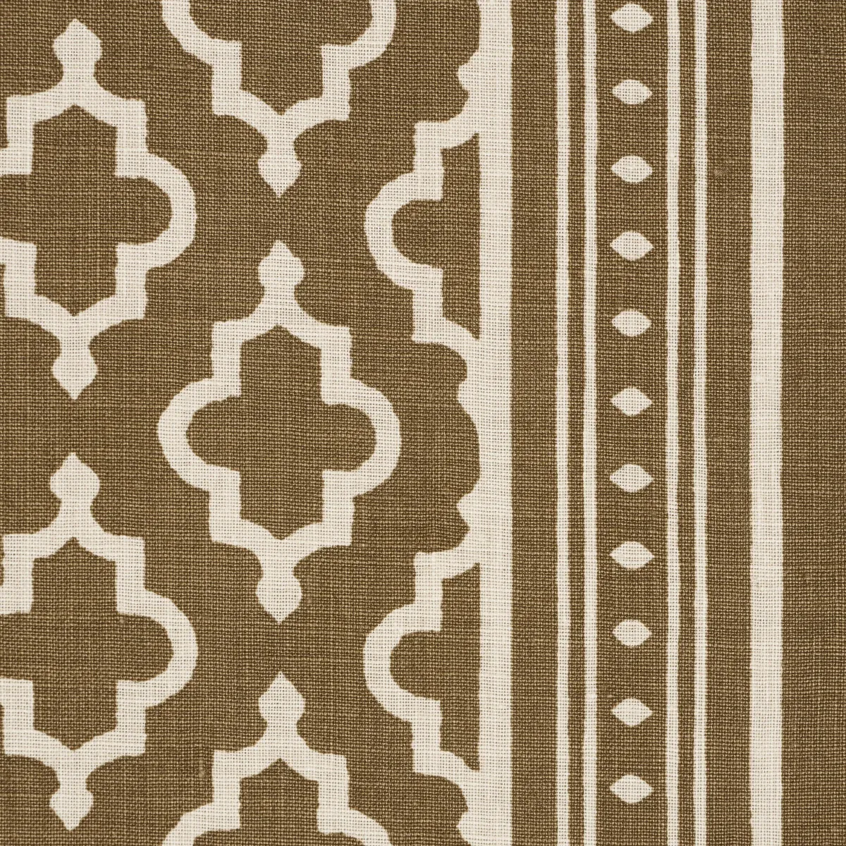 JAKE fabric CINNAMON color by Schumacher