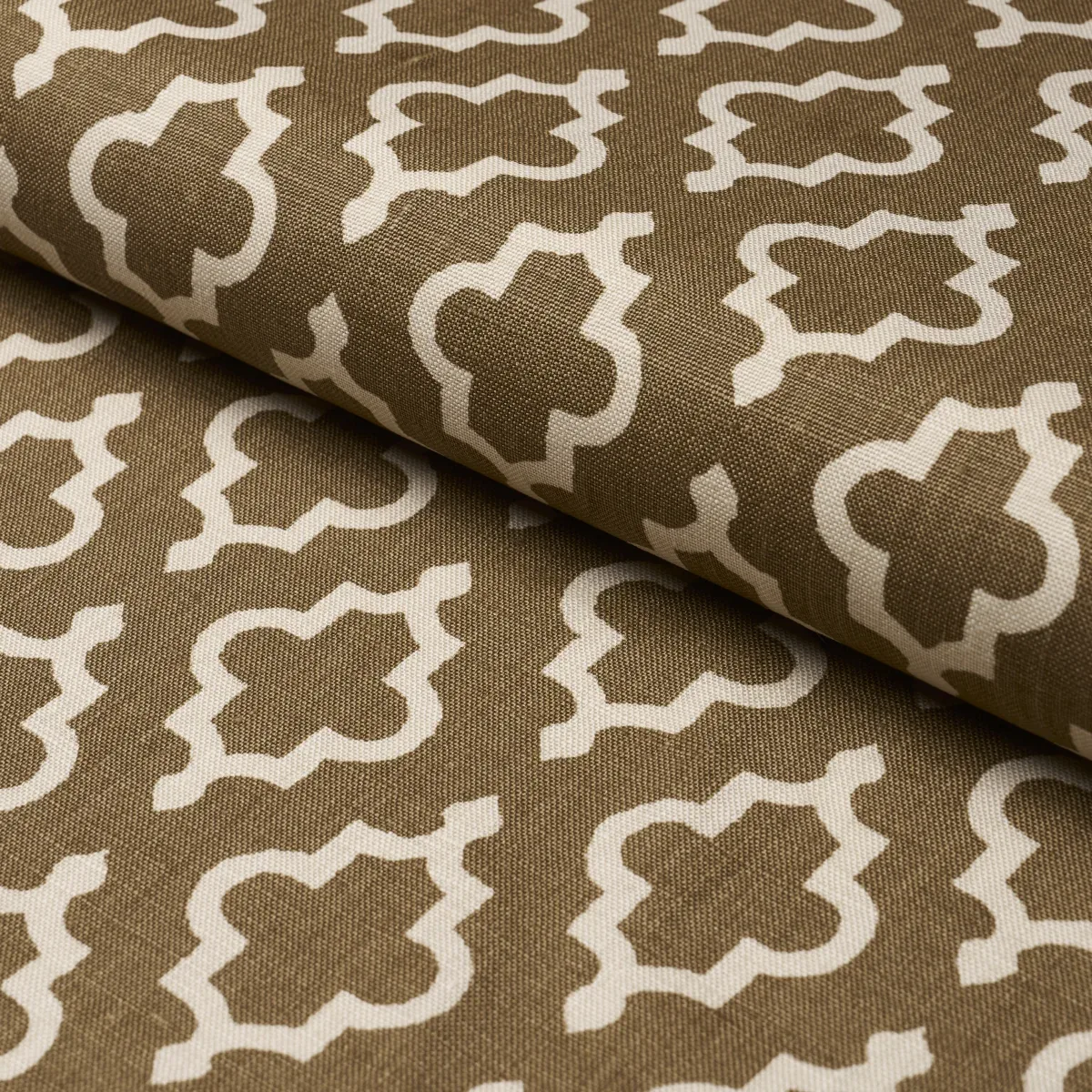 JAKE fabric CINNAMON color by Schumacher