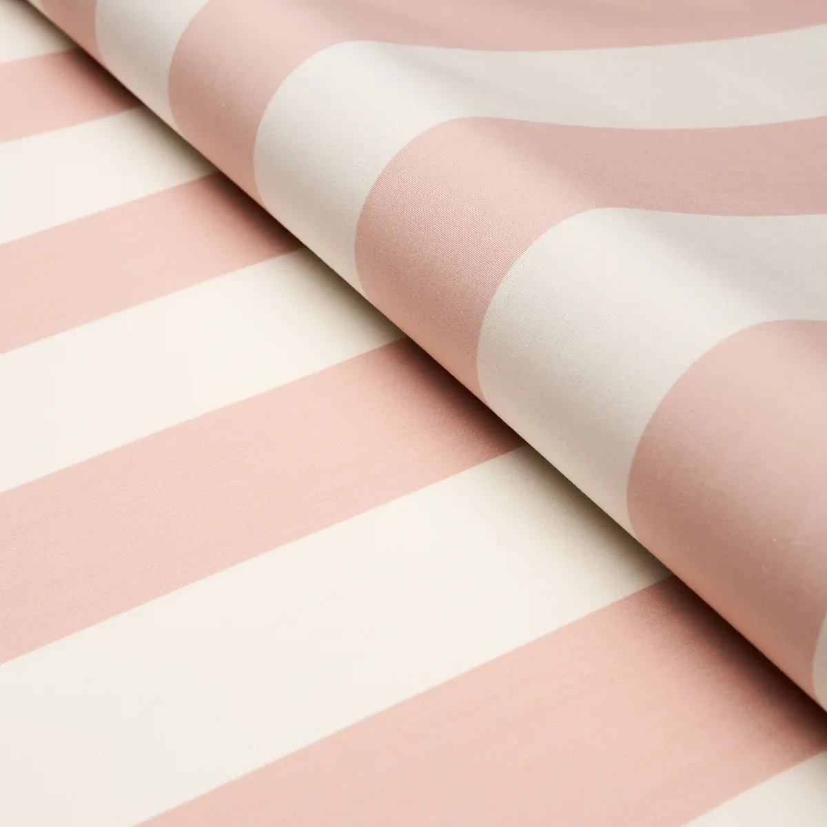 JAMES STRIPE fabric BLUSH color by Schumacher