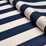 JAMES STRIPE Fabric – NAVY | Schumacher | Wallpaper Twins JAMES STRIPE fabric NAVY color by Schumacher