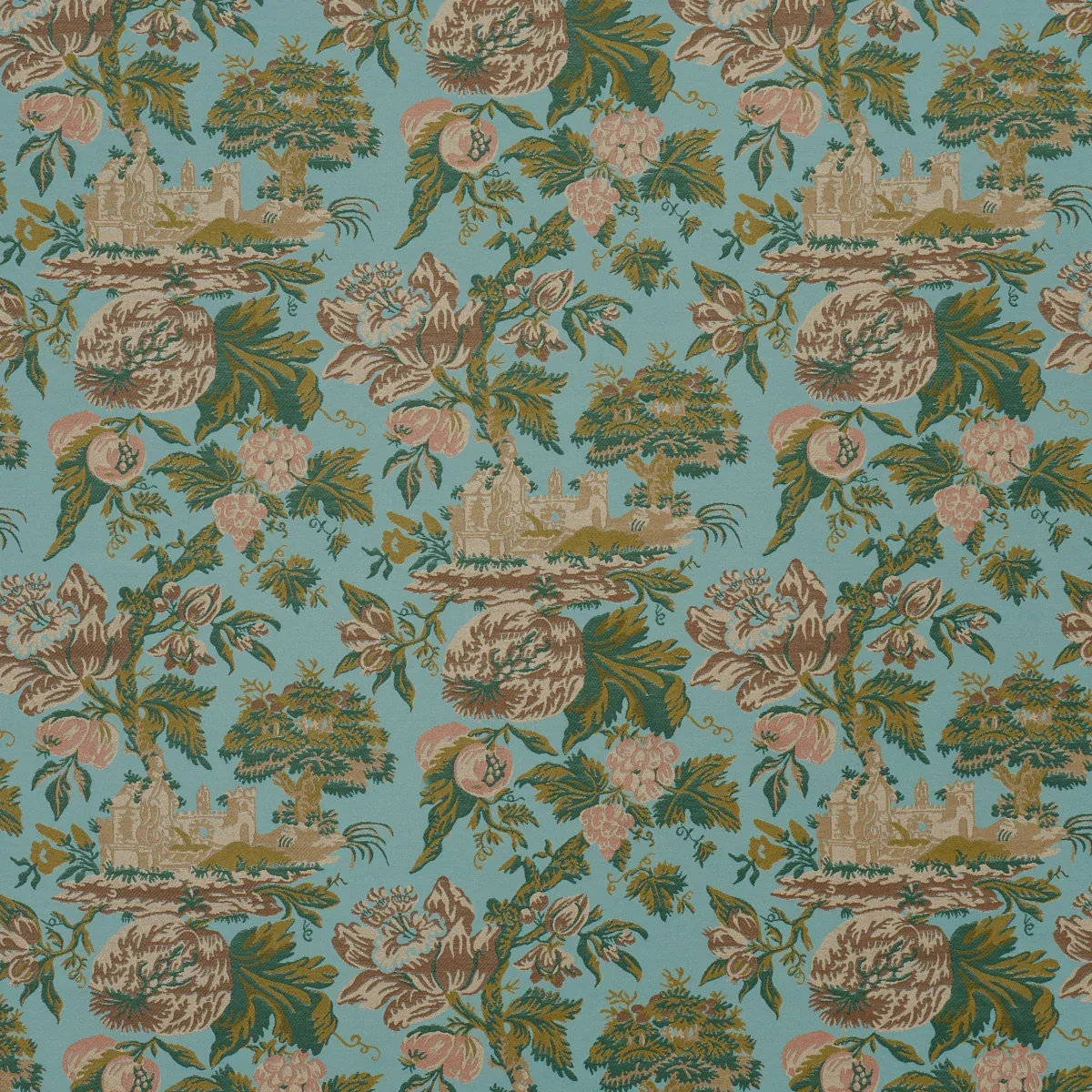 JARDIN DE LOUIS fabric PRINTEMPS color by Schumacher