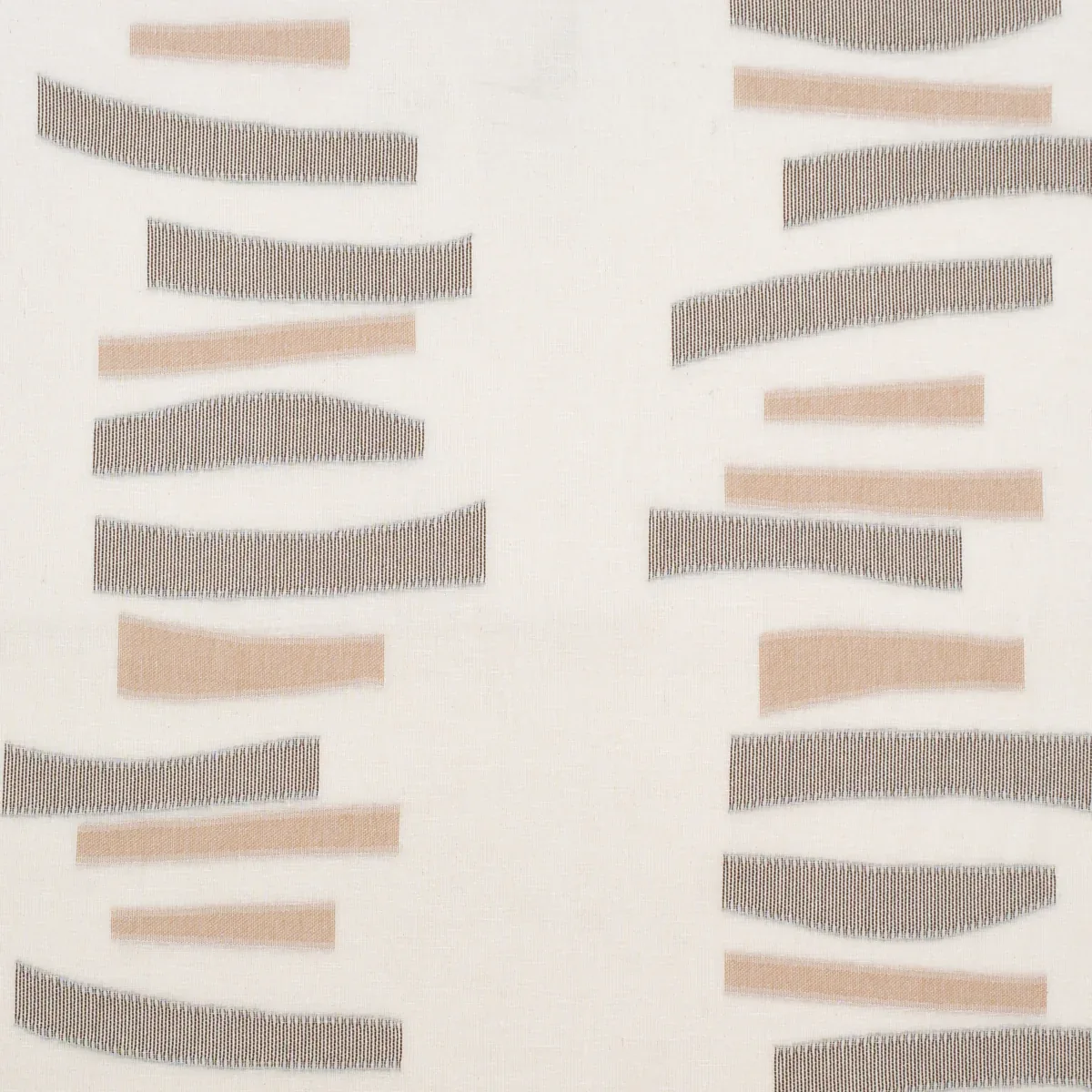 JENSEN SHEER Fabric – BROWN | Schumacher | Wallpaper Twins JENSEN SHEER fabric BROWN color by Schumacher
