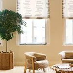 JENSEN SHEER Fabric – BROWN | Schumacher | Wallpaper Twins JENSEN SHEER fabric BROWN color by Schumacher