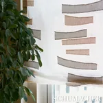 JENSEN SHEER Fabric – BROWN | Schumacher | Wallpaper Twins JENSEN SHEER fabric BROWN color by Schumacher