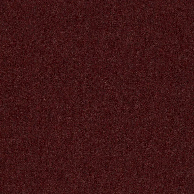 JERMYN SOLID FLANNEL fabric MAROON color by Schumacher