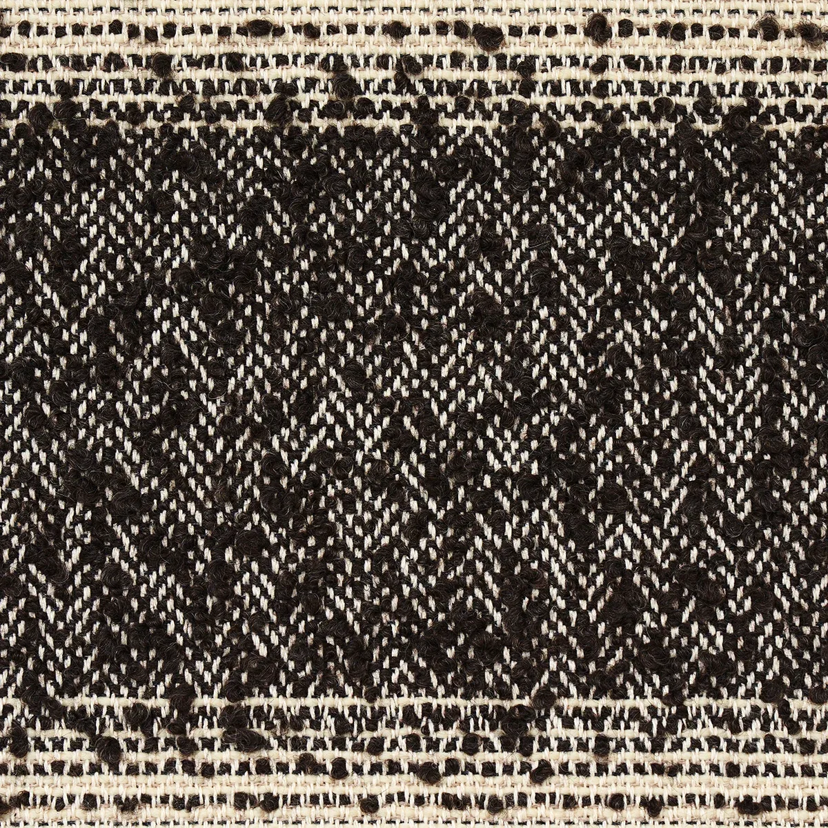 JESSEN ALPACA STRIPE fabric BROWN color by Schumacher