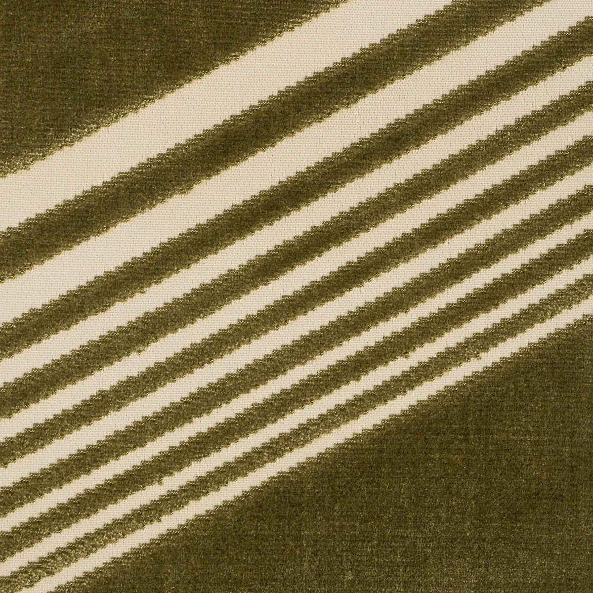 JESSIE CUT VELVET fabric OLIVE color by Schumacher