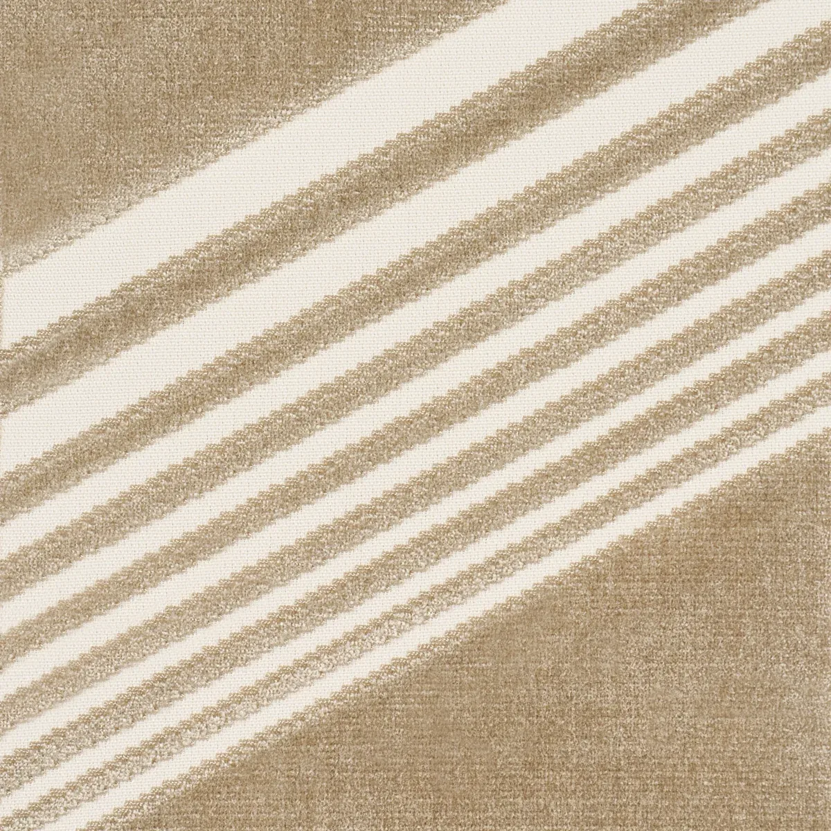 JESSIE CUT VELVET fabric SAND color by Schumacher