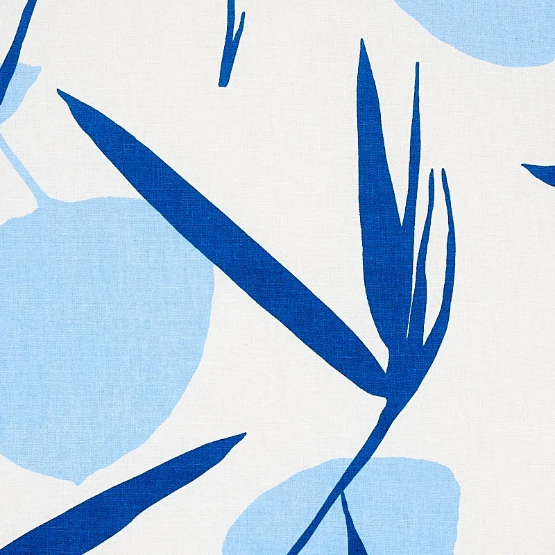 JOAN fabric BLUE color by Schumacher