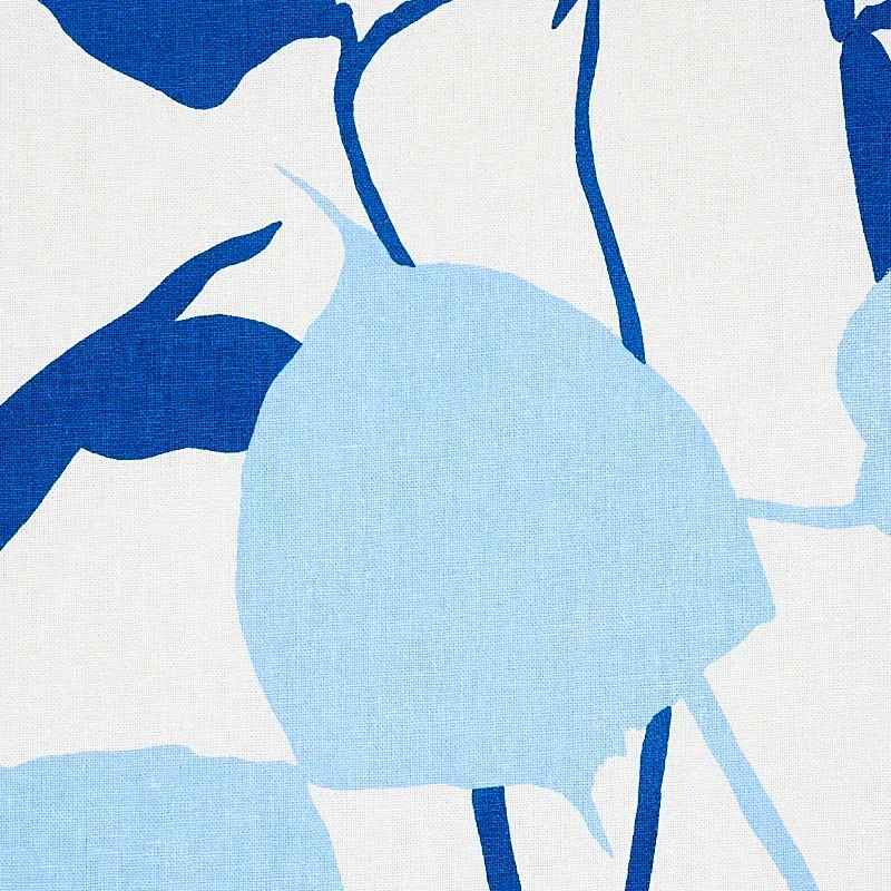 JOAN fabric BLUE color by Schumacher