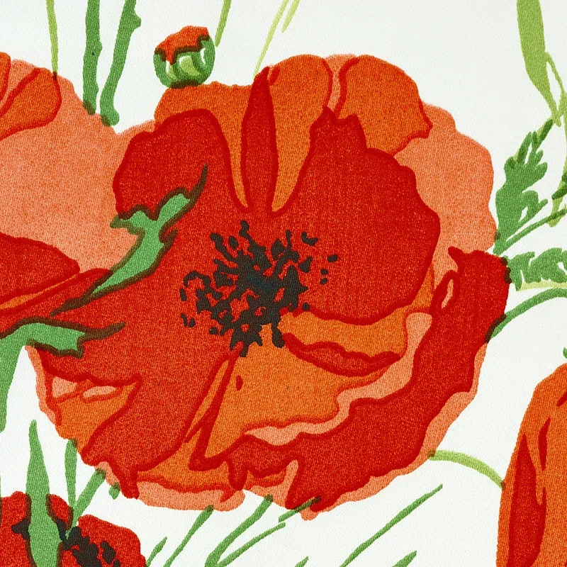 JONI CHINTZ Fabric – RED | Schumacher | Wallpaper Twins JONI CHINTZ fabric RED color by Schumacher