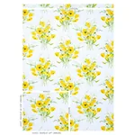 JONI CHINTZ fabric YELLOW color by Schumacher