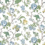 JOSEPHINE Fabric – BLUE | Schumacher | Wallpaper Twins JOSEPHINE fabric BLUE color by Schumacher