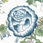 JOSEPHINE Fabric – BLUE | Schumacher | Wallpaper Twins JOSEPHINE fabric BLUE color by Schumacher