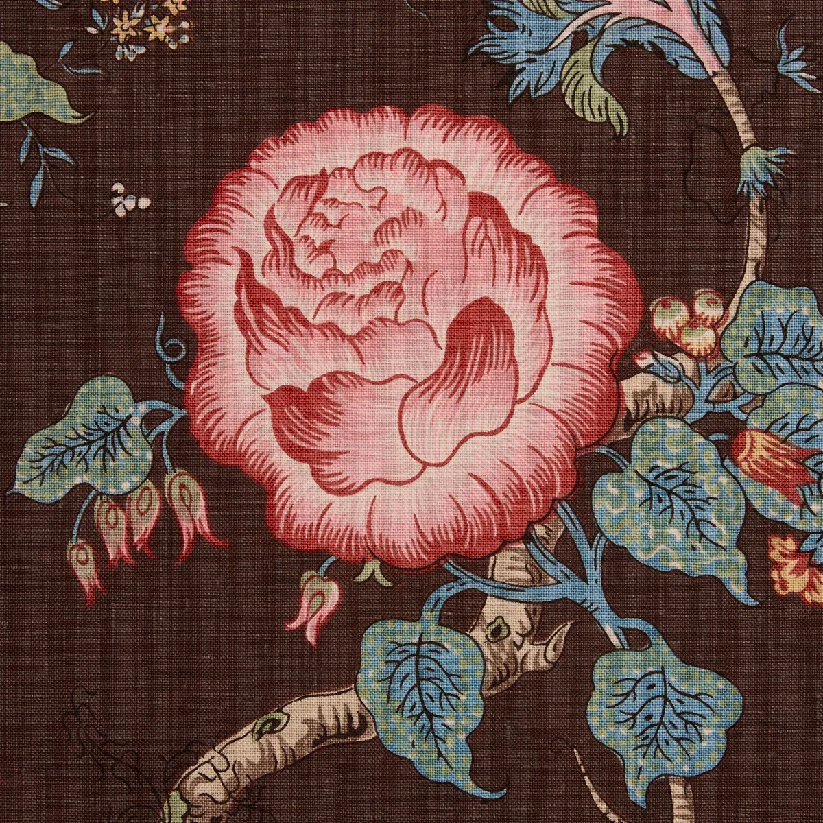JOSEPHINE Fabric – CINNABAR | Schumacher | Wallpaper Twins JOSEPHINE fabric CINNABAR color by Schumacher